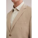 WE Fashion - Heren Tall Fit Overhemd - Beige - Piquéjersey