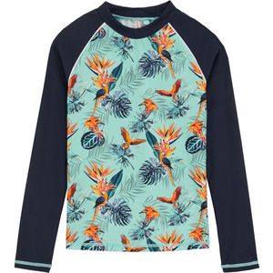 WE Fashion - UV Shirt - T-shirt - Zwart - Polyestermateriaal, Ronde Hals, Regular Fit