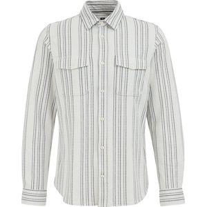 WE Fashion - Heren Regular Fit Overshirt - Ruitdessin - Flanel