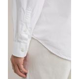 WE Fashion - Heren Poplin Overhemd - Relaxed Fit - Wit - Katoen