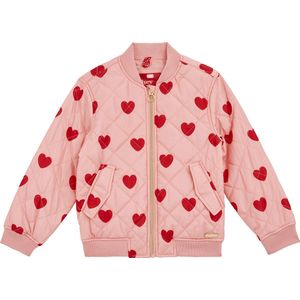 WE Fashion Meisjes bomberjack met dessin