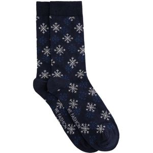 WE Fashion - Sportsokken - Donkerblauw - All Over Print
