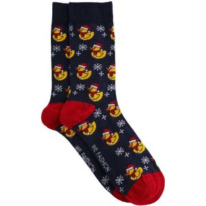 WE Fashion - Sokken - Donkerblauw - All Over Print