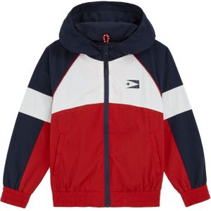 Bad Boys - Jongens Windjack - Vuurrood - Regular Fit - Colourblock