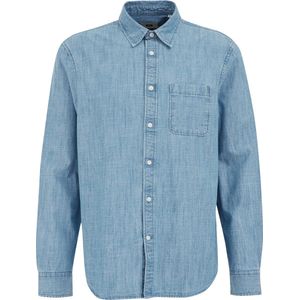 WE Fashion - Overhemd - Lichtblauw - Denim - Lange Mouw