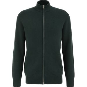 WE Fashion Heren Gebreid vest met opstaande kraag