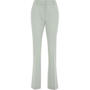 WE Fashion - Slim fit flared pantalon - Mintgroen