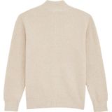 Gebreid Vest - Effen - Cardigan - Lange Mouw - Opstaande Kraag