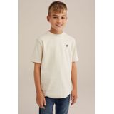 T-shirt - Effen - Katoen - Slim Fit - Ronde Hals - Korte Mouwen