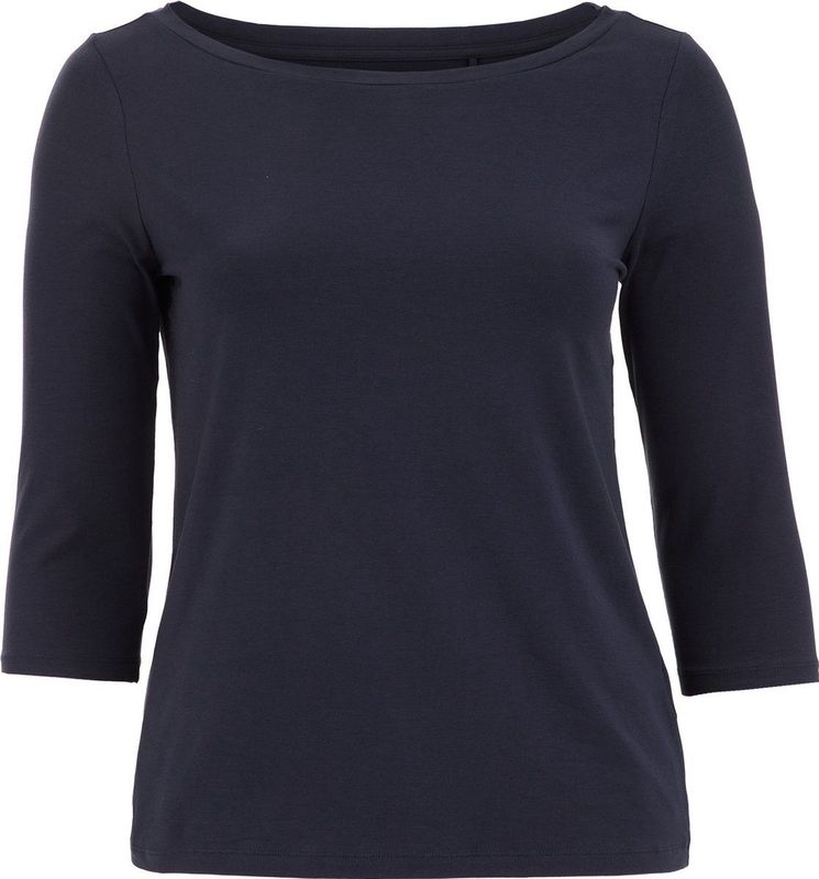 WE Fashion Dames T-shirt met driekwart mouwen