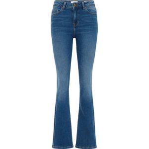 Stretchbroeken - Effen - Denim - Heavy Washed - Bootcut