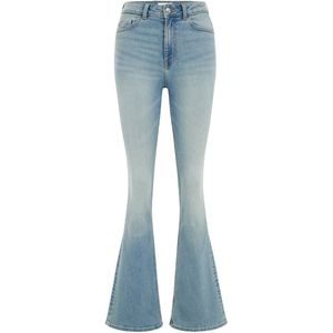 Blue Ridge - Dames Flared Jeans - High Waist - Felblauw - Katoen
