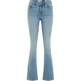 Blue Ridge - Dames Mid rise bootcut jeans met superstretch - Mid waist - Blauw - Katoen - Maat: 27/30