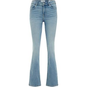 Blue Ridge - Dames Mid rise bootcut jeans met superstretch - Mid waist - Blauw - Katoen - Maat: 27/30