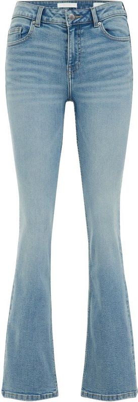 Blue Ridge - Dames Mid rise bootcut jeans met superstretch - Mid waist - Blauw - Katoen - Maat: 27/30