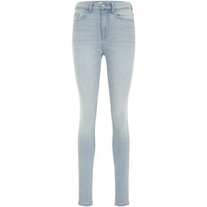 WE Fashion - Blue Ridge - Skinny Jeans - Light Blue - Regular Waist, Stretchdenim, 5-Pocketdesign