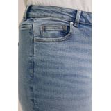 WE Fashion - Curve - Jeans - Light Blue Denim - Straight Leg