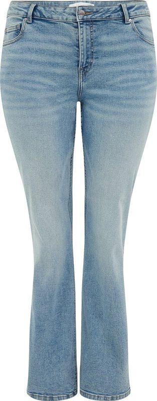 WE Fashion - Curve - Jeans - Light Blue Denim - Straight Leg