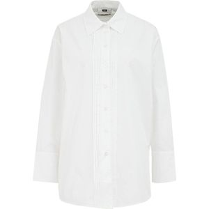 WE STUDIO - Smoking Blouse - Wit - Oversized Pasvorm - Lange Mouwen
