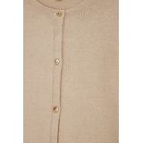 WE Fashion - Vest - Katoen - Zacht - Ronde Hals, Lange Mouwen, Knoopsluiting