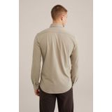 Overhemd - Katoenmix - Lange Mouwen - Button-Down Kraag - Kreukvrij