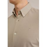Overhemd - Katoenmix - Lange Mouwen - Button-Down Kraag - Kreukvrij