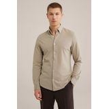 Overhemd - Katoenmix - Lange Mouwen - Button-Down Kraag - Kreukvrij