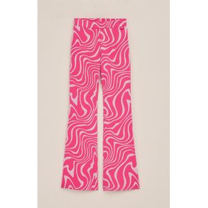 WE Fashion - Tina Festival - Flared Legging - Felroze - Regular Fit