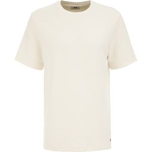 WE Fashion - Heren T-shirt - Ecru - Katoen - Regular fit