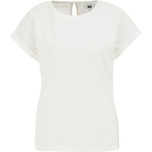 WE Fashion - Dames T-shirt - Regular fit - Wit - Katoen - Maat: S