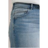 WE Fashion Curve slim regular waist denim short medium blue denim
