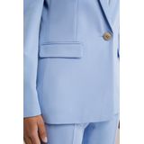 Blazer - Effen - Licht Gevoerd - Normale Pasvorm - Lange Mouw