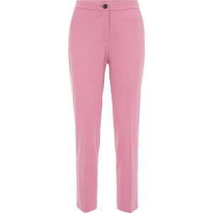 WE Fashion - Dames Slim Fit Jersey Pantalon - Roze - Viscose