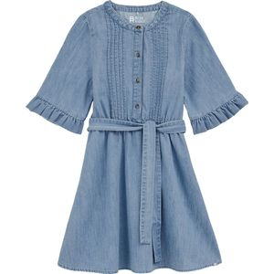 Blue Ridge - Meisjes Denim Jurk - Lichtblauw - Katoen