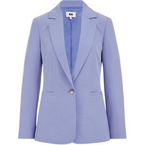 WE Fashion - Dames Slim fit blazer - Slim Fit - Paars -  Maat: 32