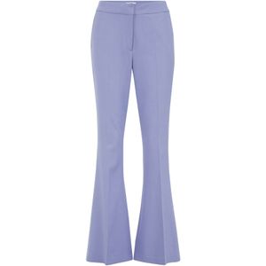 WE Fashion Dames Slim fit flared pantalon