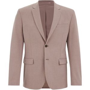 Fundamentals - Heren slim fit blazer - Slim/Tall fit - Oudroze -  Maat: 42