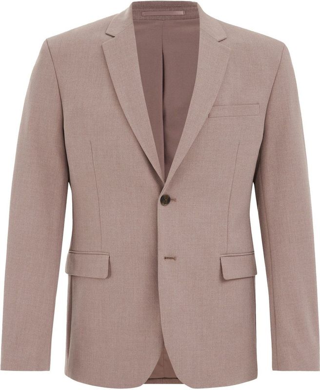 Fundamentals - Heren slim fit blazer - Slim/Tall fit - Oudroze -  Maat: 46