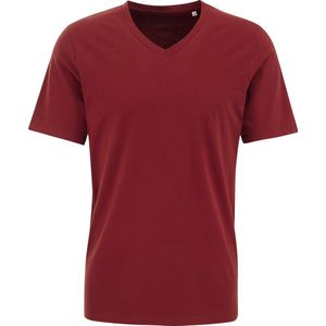 WE Fashion Heren T-shirt met V-hals