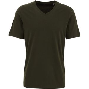 WE Fashion Heren T-shirt met V-hals
