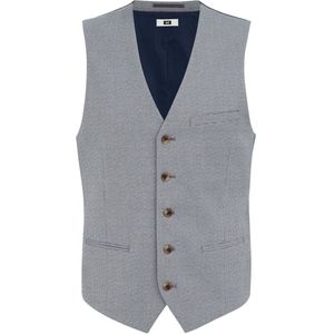 WE Fashion Heren gilet met micropatroon