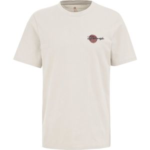 Blue Ridge - Heren Regular fit T-shirt met opdruk - Regular fit - Beige - Katoen - Maat: M