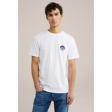 WE Fashion - Blue Ridge - T-shirt - Regular Fit - Katoen - Korte Mouwen