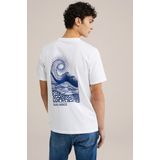 WE Fashion - Blue Ridge - T-shirt - Regular Fit - Katoen - Korte Mouwen