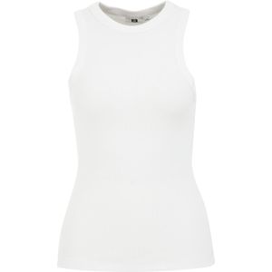 WE Fashion - Haltertop - Wit - Ribgebreid