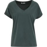 WE Fashion - Top - Donkergroen - Katoen