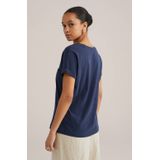 T-shirt - V-hals - Katoen - Regular Fit - Korte Mouwen