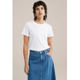 WE Fashion - T-shirt - Katoen - Ronde Hals - Korte Mouwen