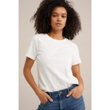 WE Fashion - T-shirt - Wit - 100% Katoen