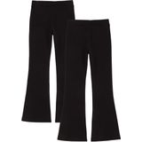 WE Fashion Meisjes flared legging 2-pack